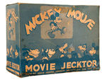 "MICKEY MOUSE MOVIEJECKTOR" WITH BOX AND FILMS.