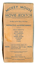 "MICKEY MOUSE MOVIEJECKTOR" WITH BOX AND FILMS.