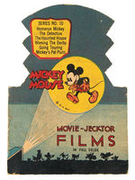 "MICKEY MOUSE MOVIEJECKTOR" WITH BOX AND FILMS.