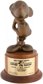 DISNEY ANIMATOR FRANK GRUNDEEN MOUSECAR AWARD STATUETTE.