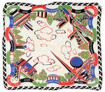 1939-40 NYWF GROUP OF FOUR SILK  BANDANNAS.