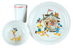 "MICKEY MOUSE CLUB DINNER SET" IN CLUB HOUSE BOX.