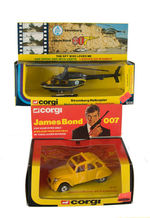 "JAMES BOND 007" DIE-CAST VEHICLE PAIR.