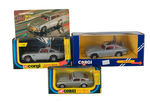 "JAMES BOND ASTON MARTIN" VEHICLE TRIO BY CORGI.