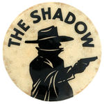 "THE SHADOW" SECRET SOCIETY GLOW-IN-DARK MEMBER'S BUTTON.