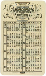 NESTLE'S CELLULOID WITH INK BLOTTERS PLUS BEAUTIFUL 1908/09 CELLULOID CALENDAR CARD.