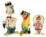 JOE CARIOCA/PANCHITO FIGURINE TRIO.