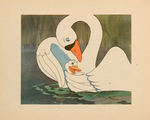 "WALT DISNEY'S THE UGLY DUCKLING" HARDCOVER WITH RARE DUST JACKET.