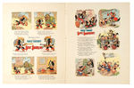 "WALT DISNEY'S MICKEY MOUSE" LINEN-LIKE BOOK.