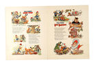 "WALT DISNEY'S MICKEY MOUSE" LINEN-LIKE BOOK.