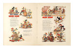 "WALT DISNEY'S MICKEY MOUSE" LINEN-LIKE BOOK.