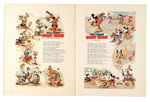 "WALT DISNEY'S MICKEY MOUSE" LINEN-LIKE BOOK.