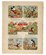 "WALT DISNEY'S MICKEY MOUSE" LINEN-LIKE BOOK.