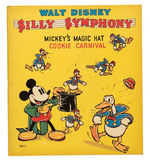 "WALT DISNEY SILLY SYMPHONY MICKEY'S MAGIC HAT/COOKIE CARNIVAL" BOOK VARIETY.