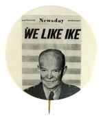 "NEWSDAY WE LIKE IKE" HAKE #2109.