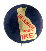 IKE DELAWARE BUTTON.