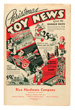 DISNEY/MICKEY MOUSE RELATED CHRISTMAS PREMIUM AND NEWSPAPER TOY CATALOGUE.