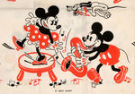 "DENNISON'S TABLE COVER" FEATURING MICKEY MOUSE AND OTHERS.