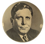 WILLKIE PORTRAIT LARGE LITHO BUTTON.