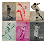 NATIONAL CHICLE BATTER-UP BASEBALL CARD LOT.