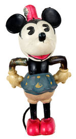 "MINNIE MOUSE" JOINTED CELLULOID FIGURE.