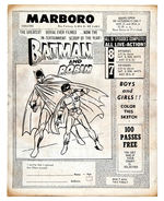 "BATMAN AND ROBIN" SERIAL COLORING SHEET.