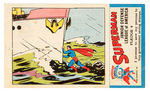 SUPERMAN BREAD CARD COMPLETE WITH STAMP.