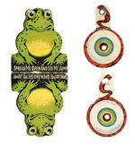 CRACKER JACK  JUMPING FROG/FOLDING GLASSES PREMIUMS.