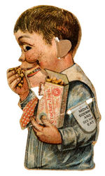 CRACKER JACK  MECHANICAL TRADE CARD.