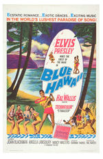 “ELVIS PRESLEY BLUE HAWAII” ORIGINAL RELEASE MOVIE POSTER.