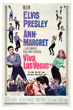 “ELVIS PRESLEY IN VIVA LAS VEGAS” ORIGINAL RELEASE MOVIE POSTER.