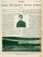 “SPORT-A MONTHLY PICTORAL” VOL. 1, #1 MAGAZINE WITH BABE RUTH COVER.