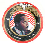 M.L. KING HOLIDAY 1986 OFFICIAL BUTTON.