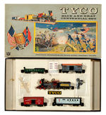 "TYCO BLUE AND GRAY CENTENNIAL SET" BOXED HO TRAIN SET.