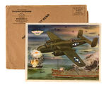 "NORTH AMERICAN B-25 ARMY BOMBER" PREMIUM LOT W/ADS.