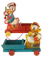 "DONALD DUCK FISHER PRICE" PULL TOY PAIR.