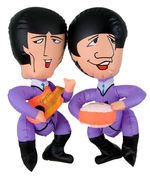 "THE BEATLES" INFLATABLE VINYL DOLL SET.