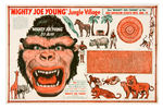 "MIGHTY JOE YOUNG JUNGLE VILLAGE" MOVIE THEATER HANDOUT.