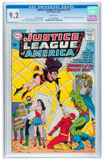 JUSTICE LEAGUE OF AMERICA #23 SEPTEMBER 1963 CGC 9.2 WHITE PAGES.