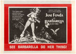 "BARBARELLA" ADVERTISING LOT.