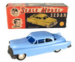 "SCALE MODEL SEDAN" BOXED TOY.