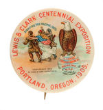 J.I. CASE AD BUTTON FROM LEWIS & CLARK 1905 EXPO.