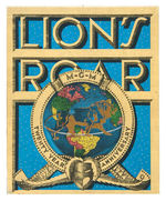 MGM "LION'S ROAR" 1944 ANNIVERSARY PUBLICATION.