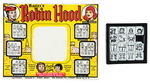 "ROLAEX'S ROBIN HOOD" SLIDING TILE PUZZLE W/ORIGINAL ART/PROOF/CARD.