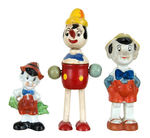 PINOCCHIO FIVE PIECE LOT.