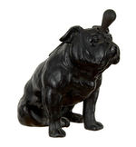 BULLDOG CAST METAL MATCH STRIKER.