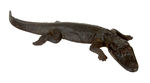 ALLIGATOR CAST IRON DOORSTOP.