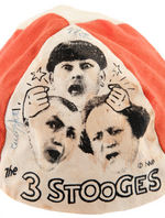 “THE 3 STOOGES”SIGNED BEANIE CAP.