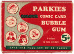 PARKHURST COMIC CHARACTER CARDS & CARDBOARD PACK.