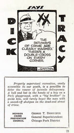 DICK TRACY "STRAIGHT FROM THE SHOULDER" ANTI-CRIME BOOKLET.